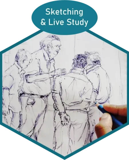 Sketch & Live Study